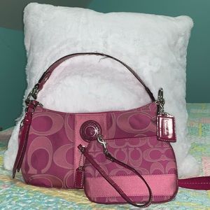 coach purse and wallet set